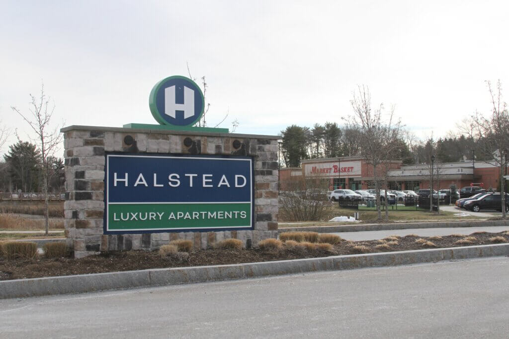 Maynard Crossing has luxury apartments, a Market Basket grocery store, and much more. Photo: Dakota Antelman/The Acton Bridge
