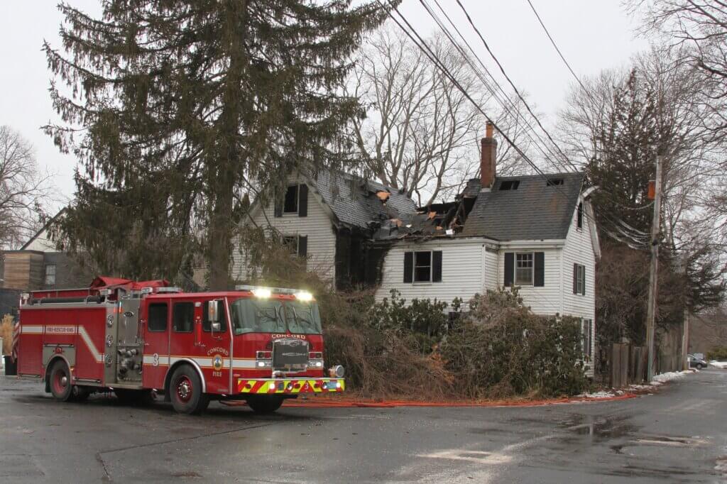 The scene had quieted by Friday morning. Photo: Dakota Antelman/The Acton Bridge