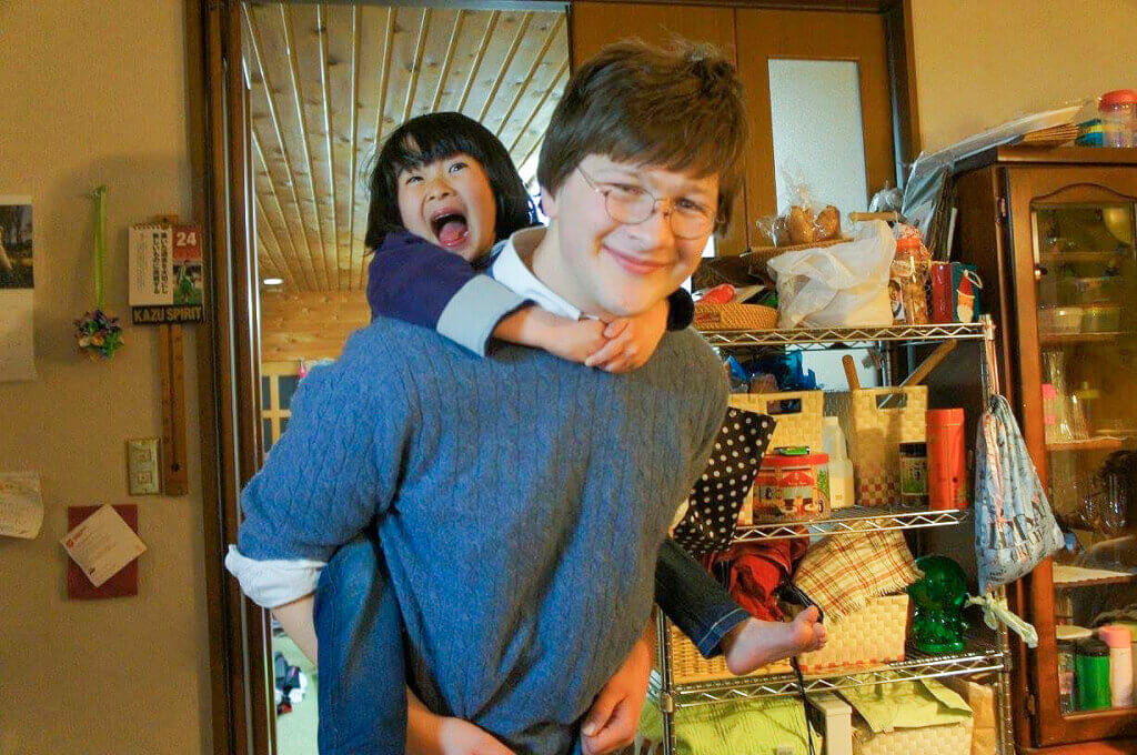 First meeting my host family in 2016. Photo courtesy of Jack Brox McCarthy