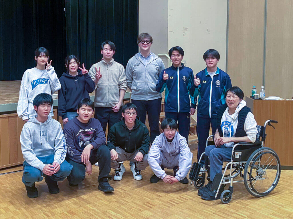 Saying goodbye to the 2025 delegation group. Photo courtesy of Jack Brox McCarthy