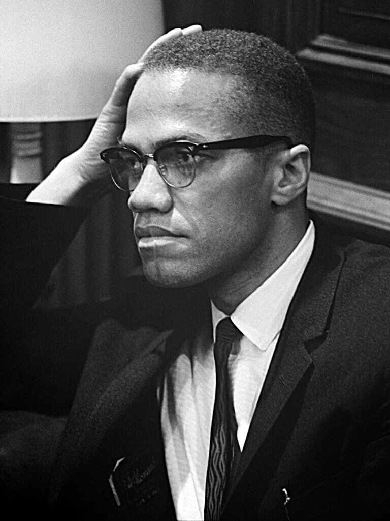 Malcolm X. Photo via The Library of Congress
