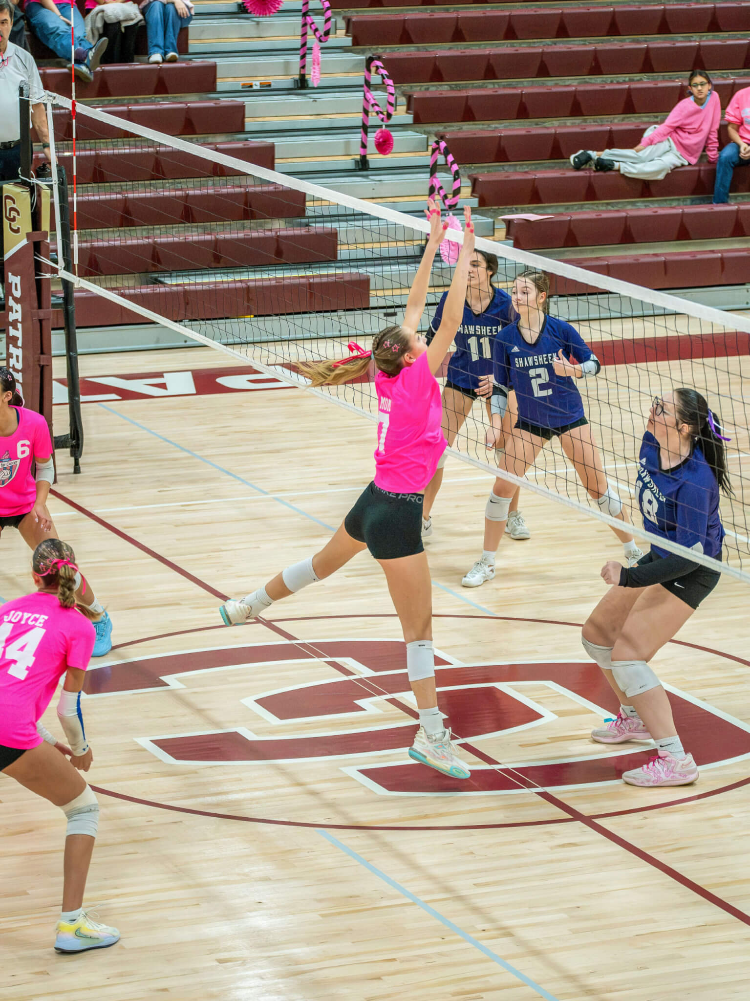 Nora Bistras (No. 7) skies to defend against Shawsheen Tech on September 25. Photo by Rocco Micciche