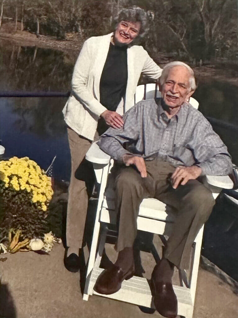 Di and Jack Clymer last year, celebrating 60 years of marriage. Courtesy photo