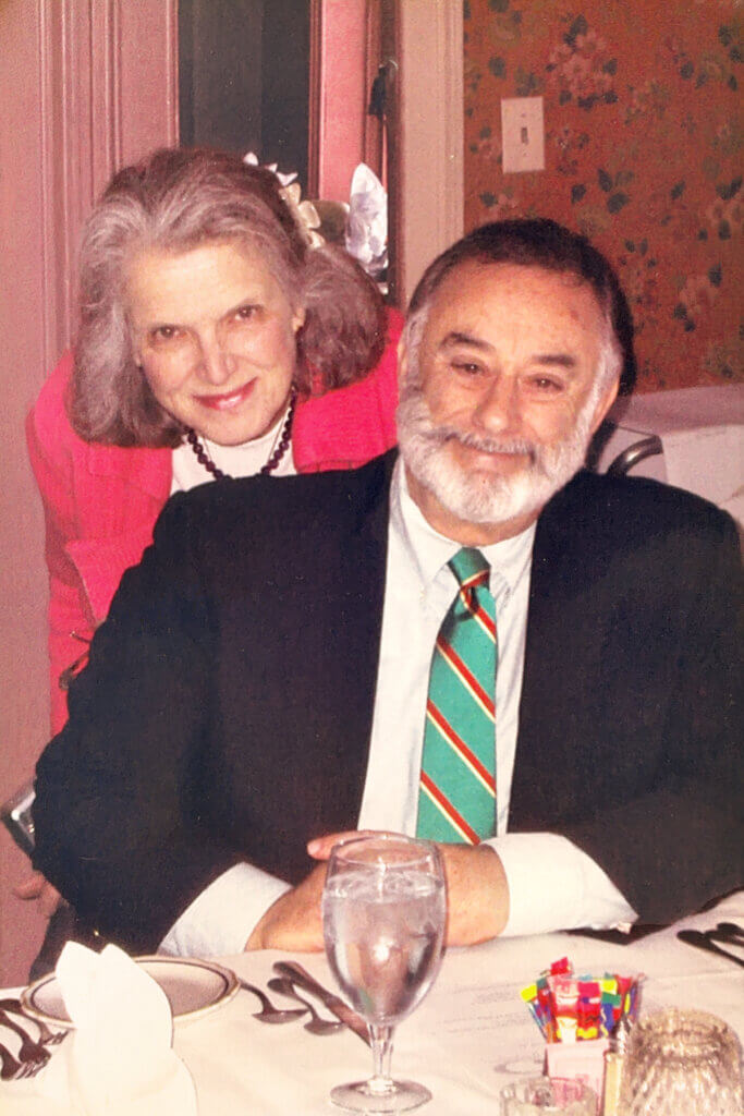 Hugh Fortmiller and Francie Nolde the night before their 2001 wedding. Courtesy photo