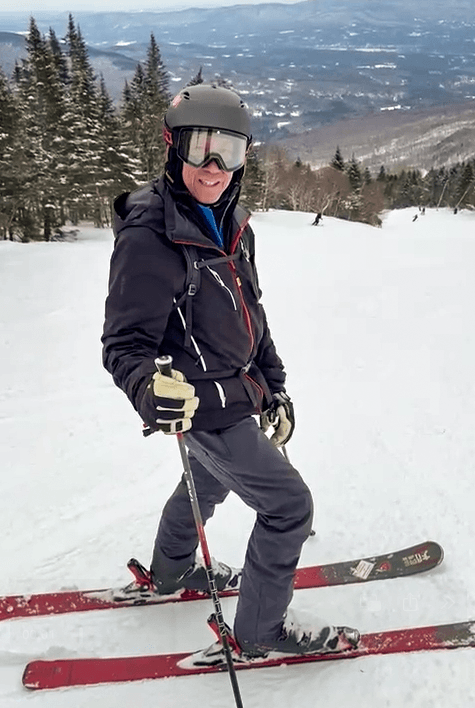 Chen at Stowe, Vermont, on January 15. Courtesy photo