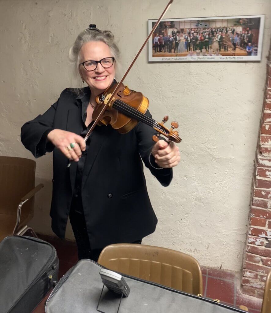 Siri Smedvig of Acton, a violinist and Opera51’s concert master. Courtesy photo