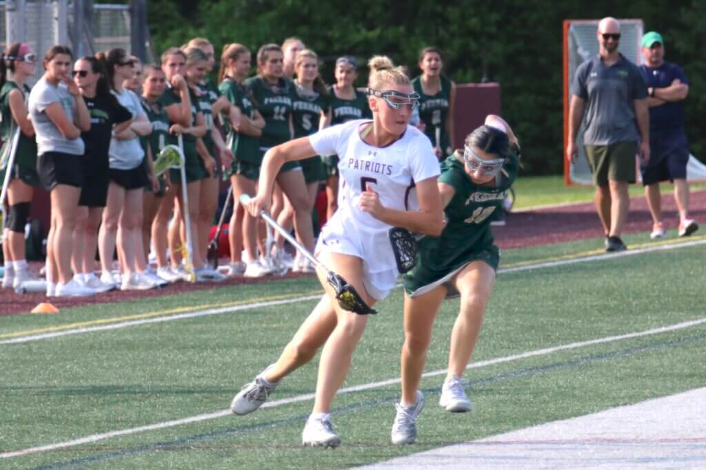 Scarlett Mirak leads the offense forward. Photo by Bob Little