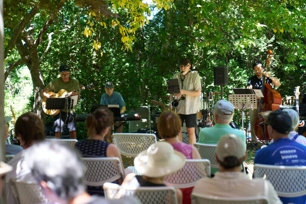 _DSC0777 Soul Jazz Syndicate - Nile Ziemba on Sax is a Acton resident. Photo by Edward Feather