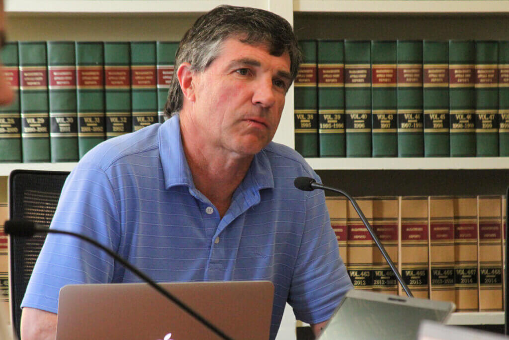 Select Board member Cameron McKennitt also served on an informal working group to study light plant governance. Photo: Dakota Antelman/The Acton Bridge