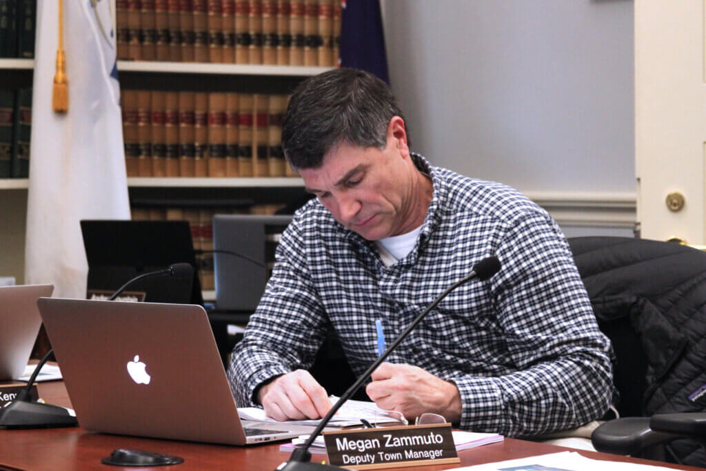 Select Board member Cameron McKennitt volunteered to draft a revision to the board’s appointment policy. Photo: Dakota Antelman/The Acton Bridge