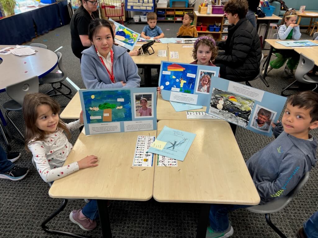 High school students from Acton-Carlisle Weather Services shared their knowledge with younger counterparts. Courtesy photo
