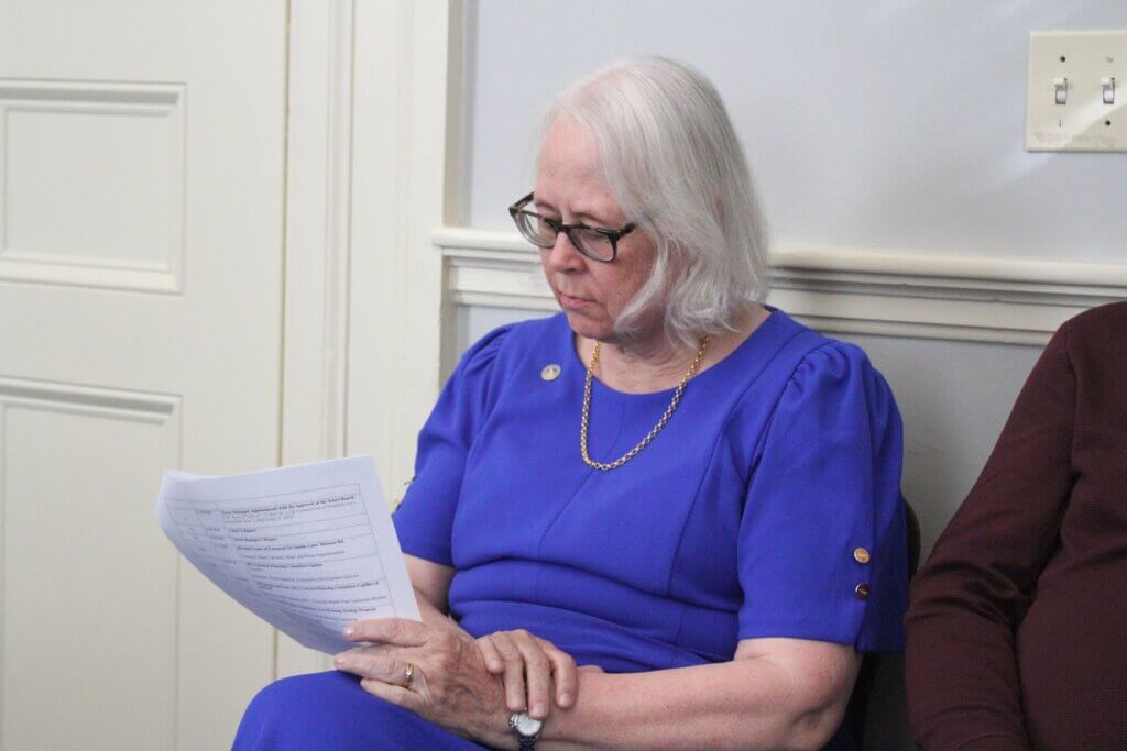 Karlen Reed is considering a suite of possible adjustments for next year’s Town Meeting. Photo: Dakota Antelman/The Acton Bridge