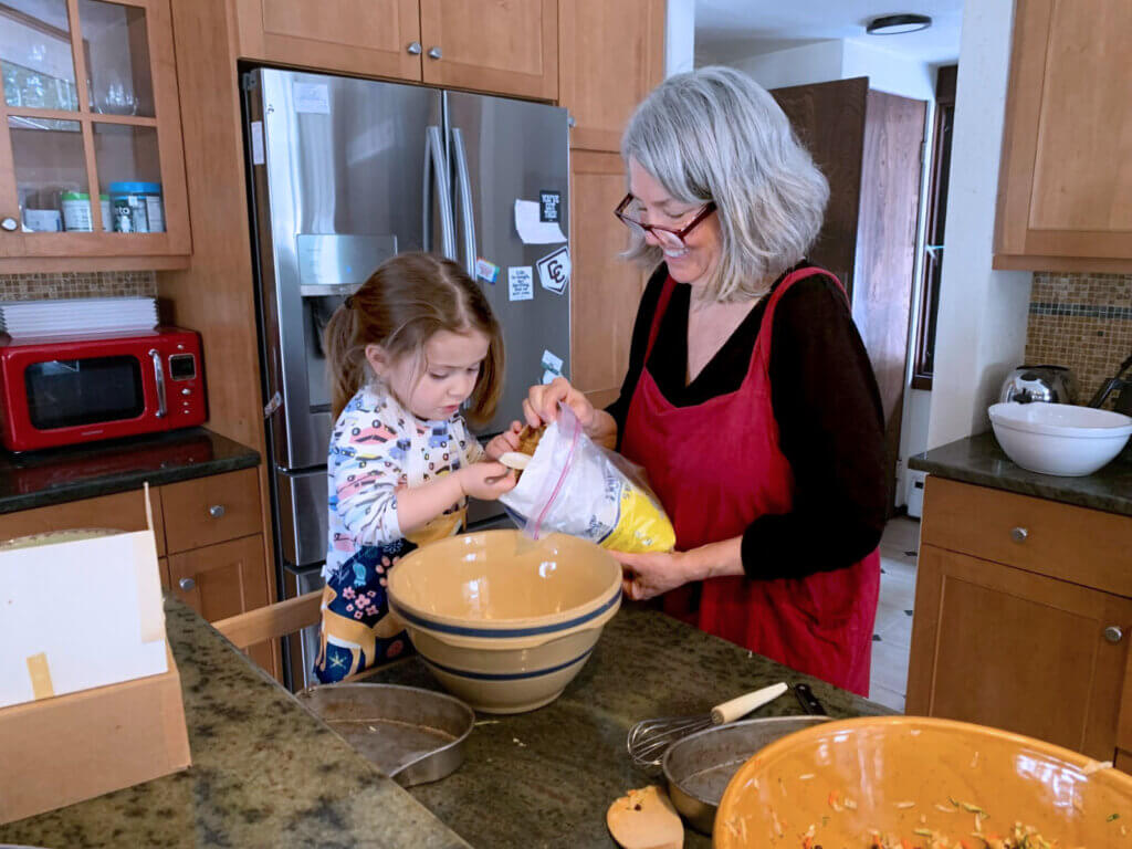 Robin enjoyed baking and other activities with her grandkids. Courtesy photo