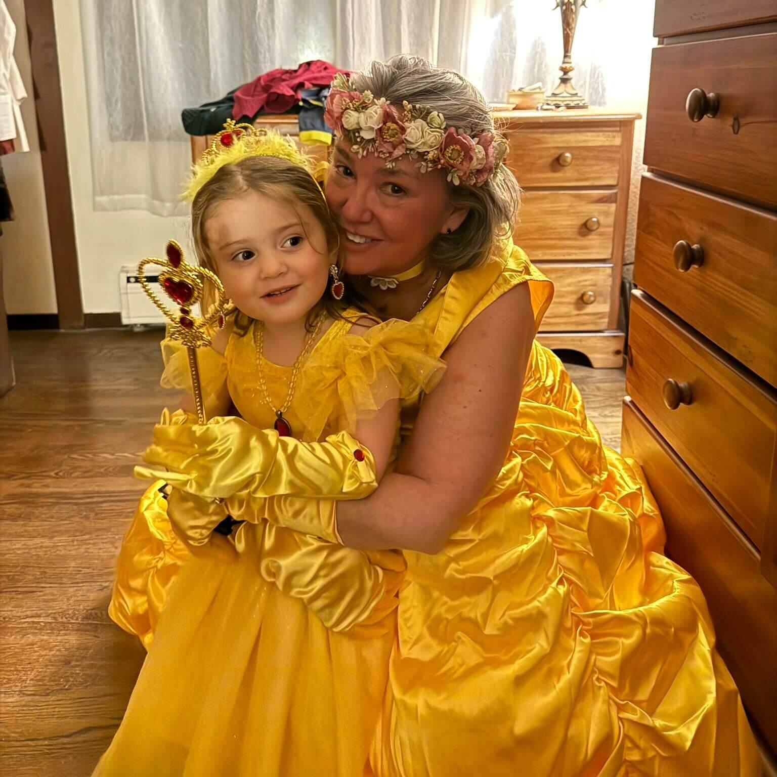 After she was diagnosed with cancer, Robin decided she wanted to have a princess birthday party with her granddaughter. Courtesy photo