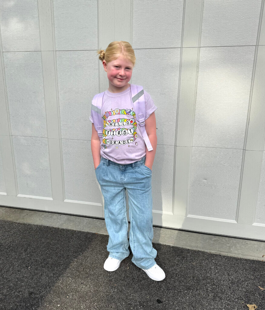 Madison Schulsinger, 6 1/2, is a first grader at Willard Elementary.