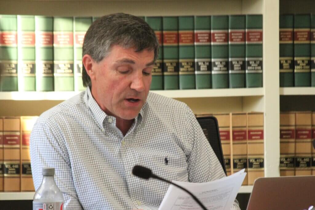 McKennitt emerged as the Select Board’s new clerk after colleague Paul Boehm also vied for the seat. Photo: Dakota Antelman/The Acton Bridge