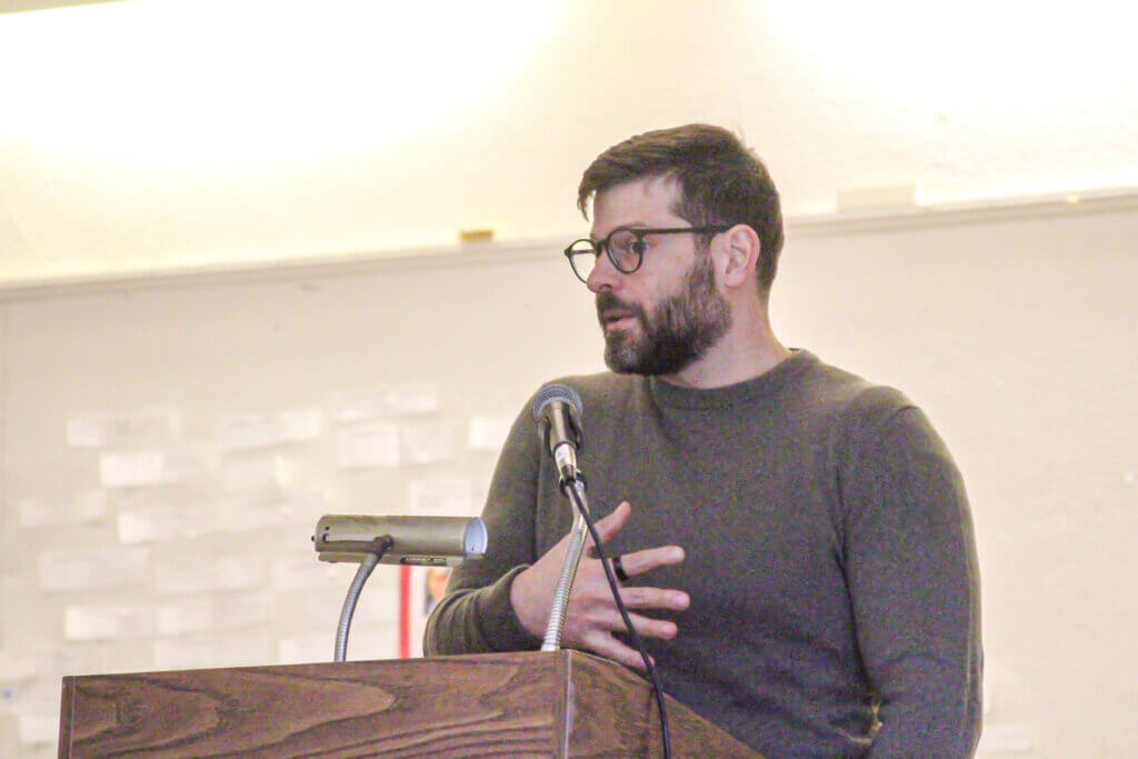 School Committee candidate Drew Magliozzi cruised into office with no listed opponent on this year’s ballot. Photo: Dakota Antelman/The Acton Bridge