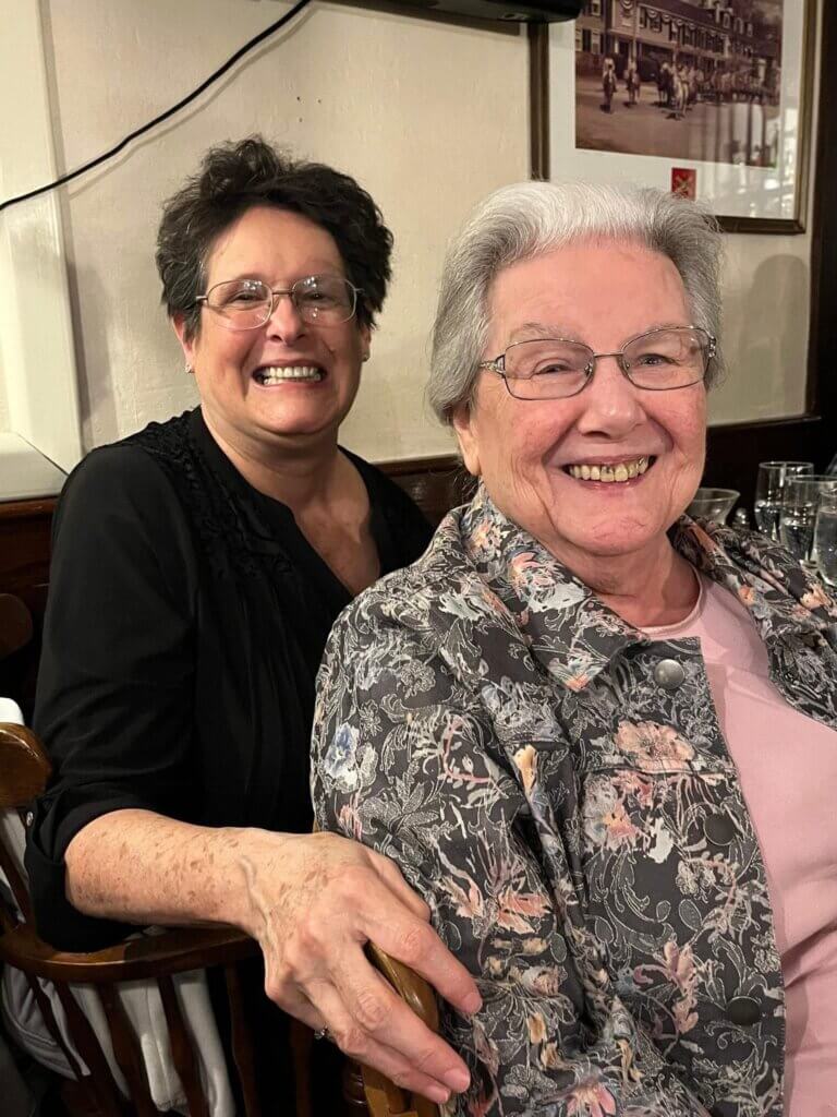 Dorothy DiDomenico and former student Viki Brown have been friends for decades. Courtesy photo