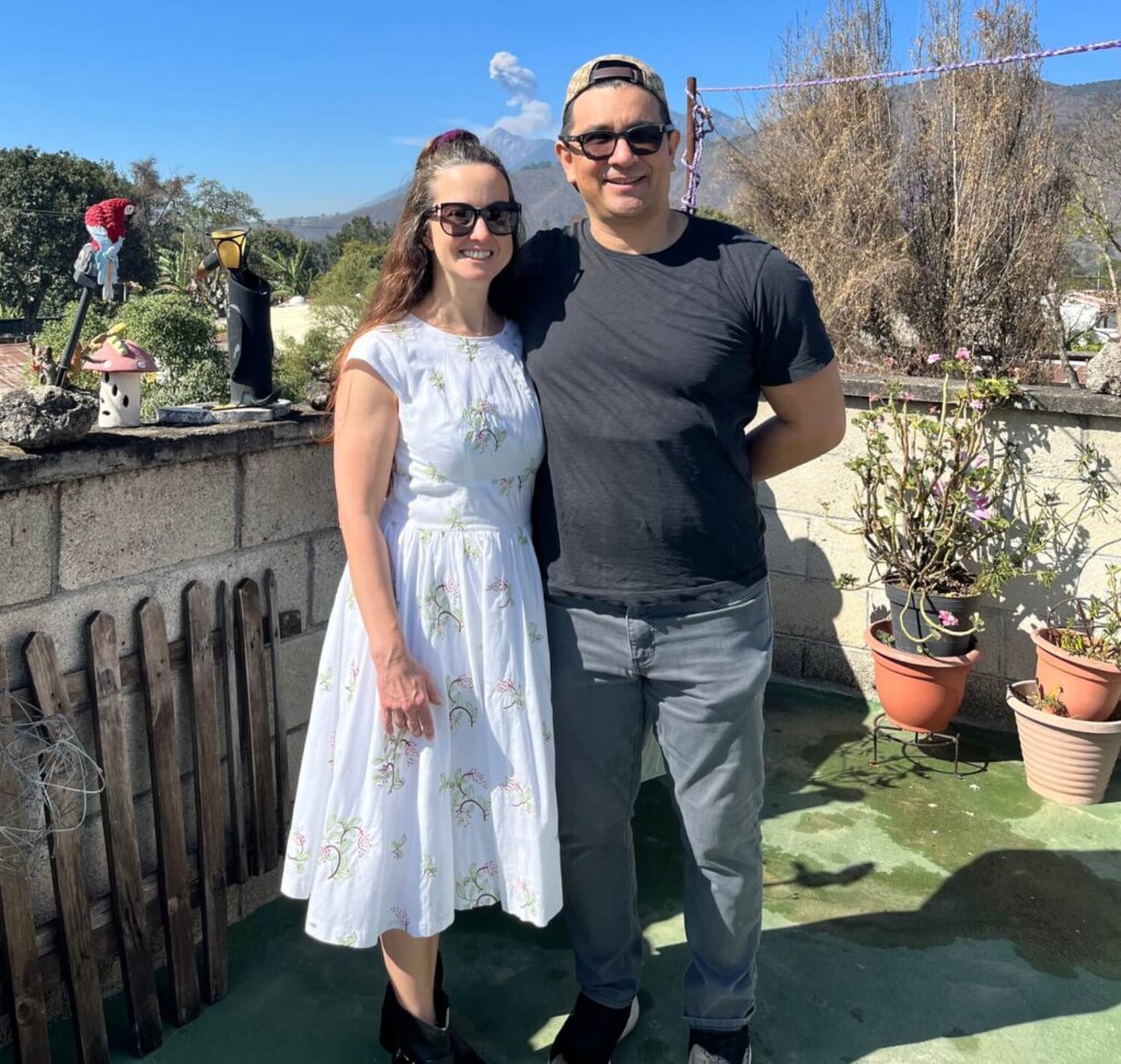 Dr. Susan Folgar O’Shea and her husband, Carlos Folgar, in Guatemala. Courtesy photo