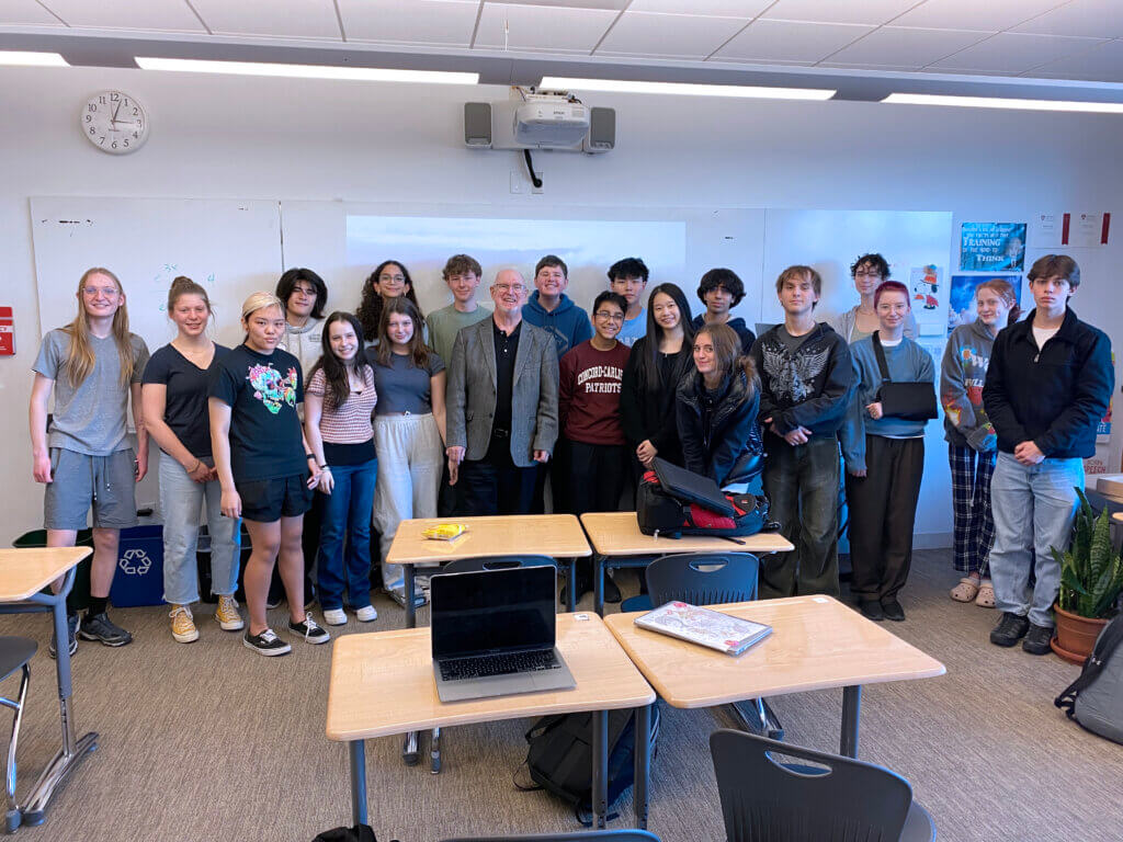Tim Averill would travel from Beverly to Acton to coach the CCHS speech and debate team. Courtesy photo