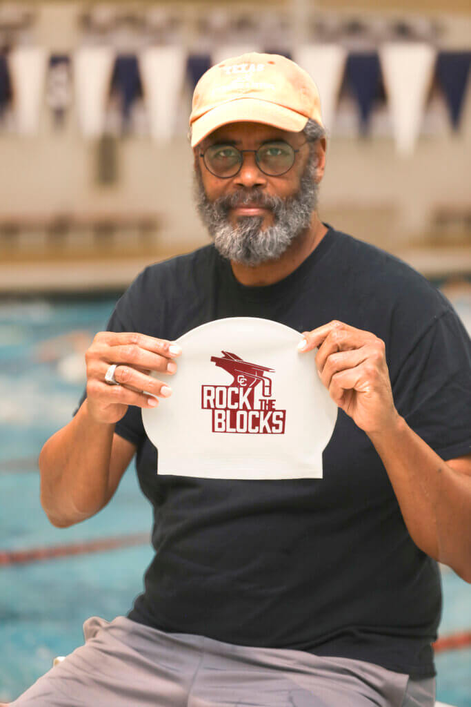 Swim coach Jerry Moss. Photo by Kate Eden Renyi