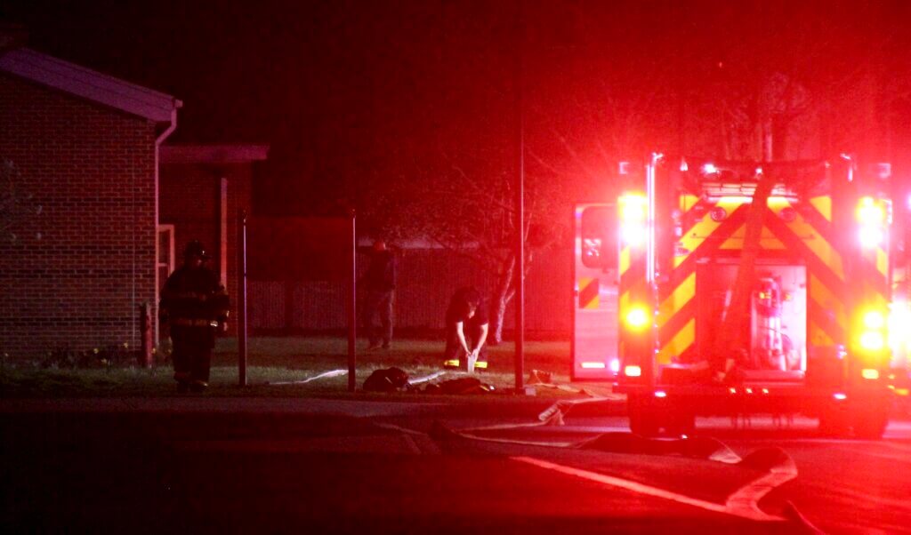 The Acton Fire Department was joined by counterparts from Acton, Bedford, and Maynard. Photo: Dakota Antelman/The Acton Bridge