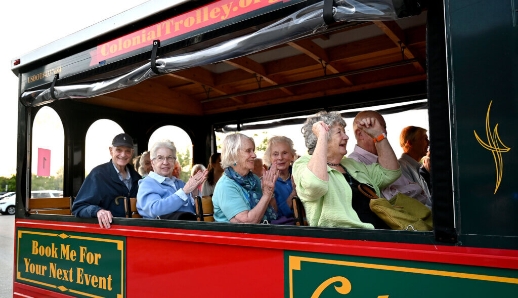Jubilant Newbury Court residents leave CCHS on the final night of Town Meeting. Photo: Ken McGagh/The Acton Bridge