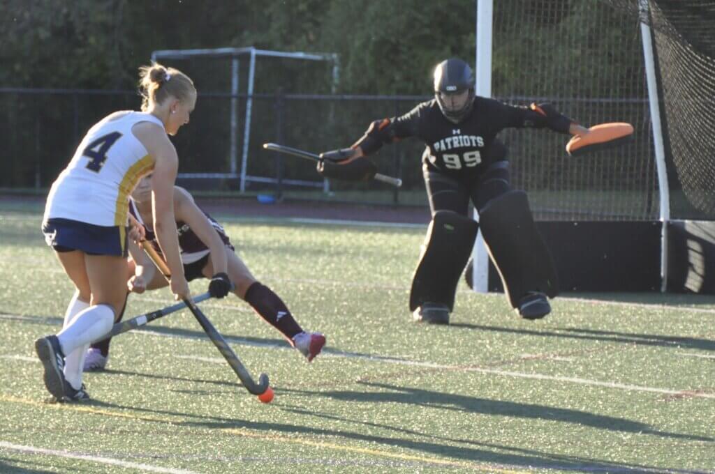Goalie Lexie Ramirez stands tall. Photo by David Clancy